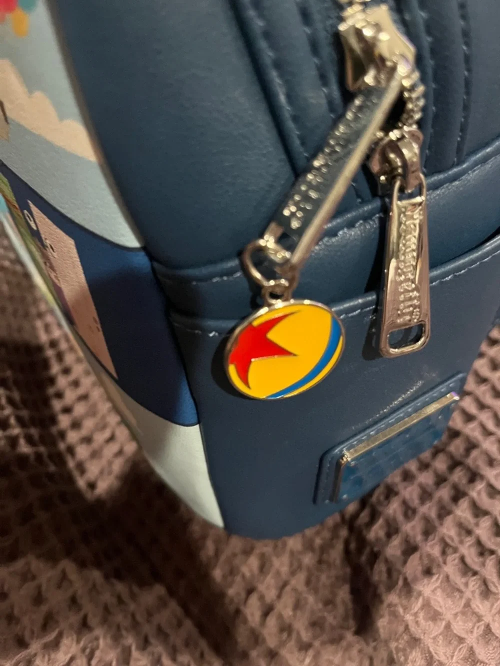 Toy Story Wall-e Up Monsters Inc Navy Blue Character Backpack Loungefly